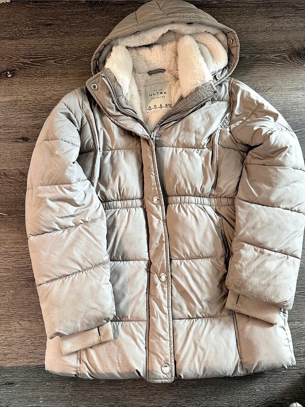 Abercrombie & Fitch The A&F Ultra Collection Puffer Jacket Girls 11/12 Beige / n